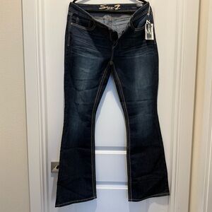 Seven7 Women's Dark Blue Boot Cut Jeans size 16